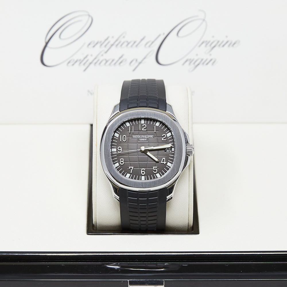 Patek Philippe Aquanaut Black Dial on Black Rubber 5167A-001 Complete 2008
