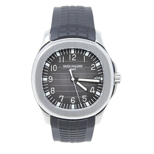 Patek Philippe Aquanaut Black Dial on Black Rubber 5167A-001 Complete 2008