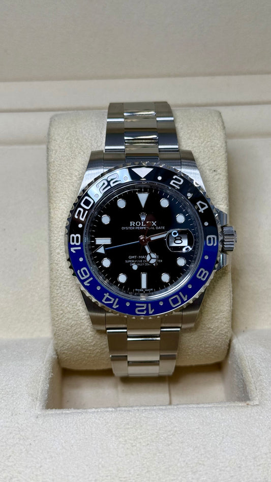 Rolex GMT-Master II 'Batman' Black Dial on Oyster 116710blnr-0002 Card 2017