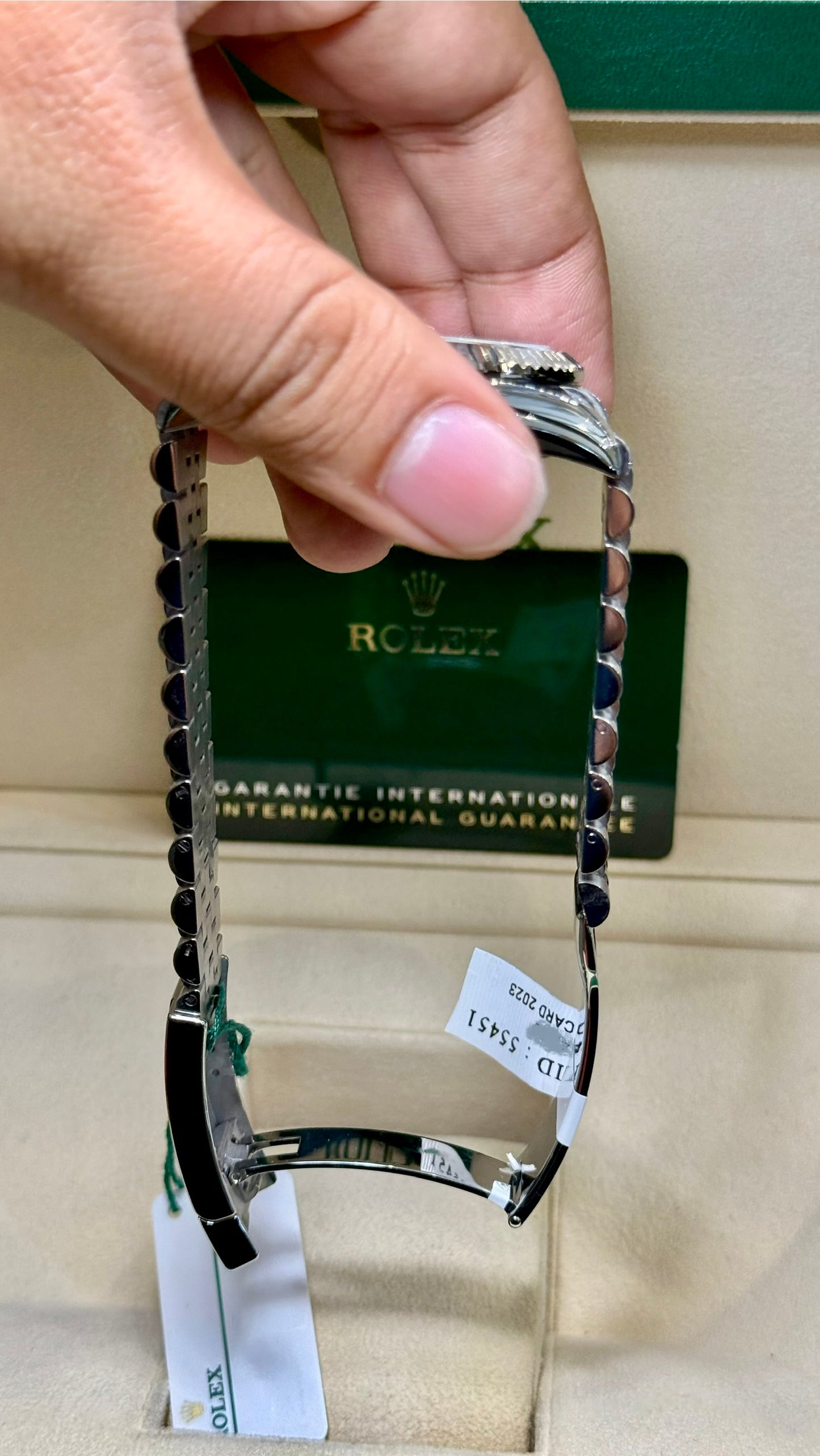 Rolex SkyDweller Bright Blue Dial on 326934 Card 2023