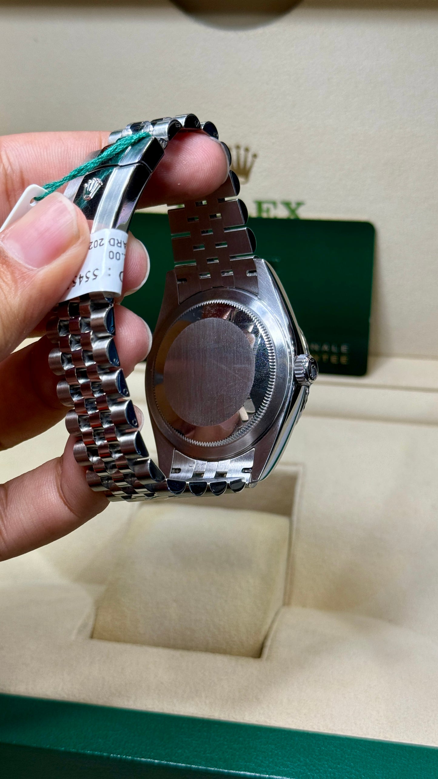 Rolex SkyDweller Bright Blue Dial on 326934 Card 2023