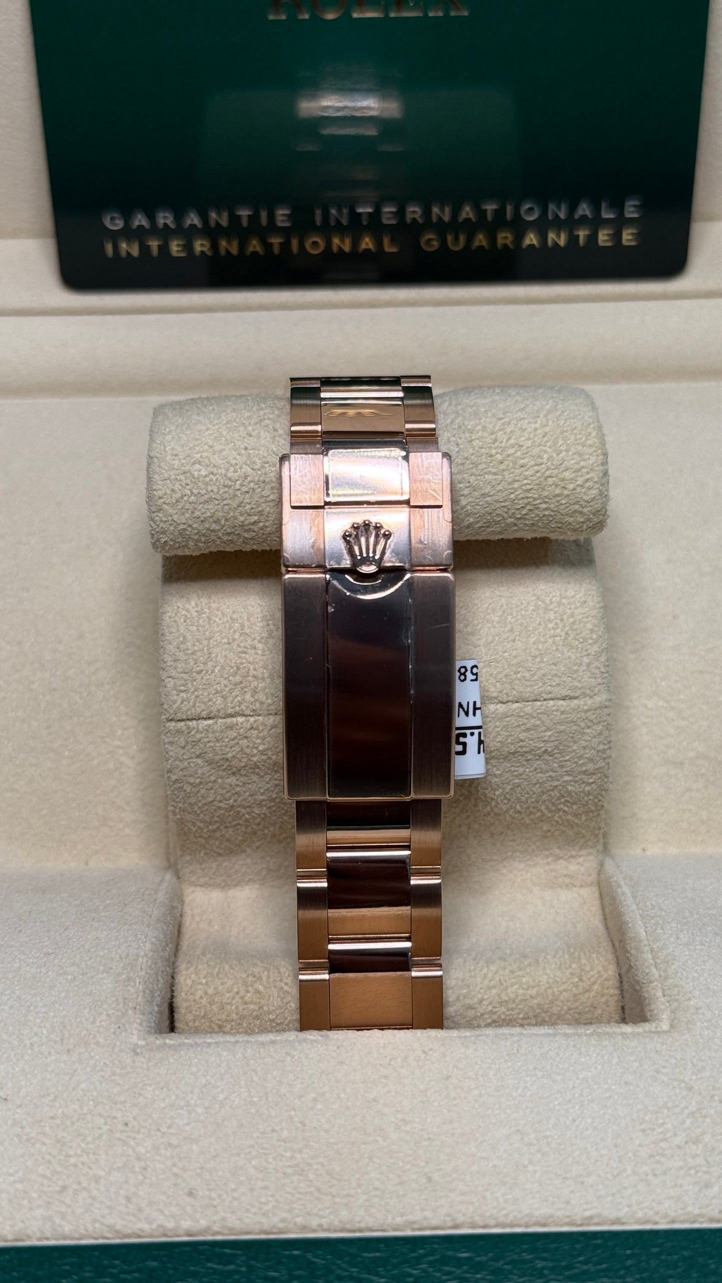 Rolex GMT-Master II Root Beer Black Dial on Oyster 126715CHNR Card 2023