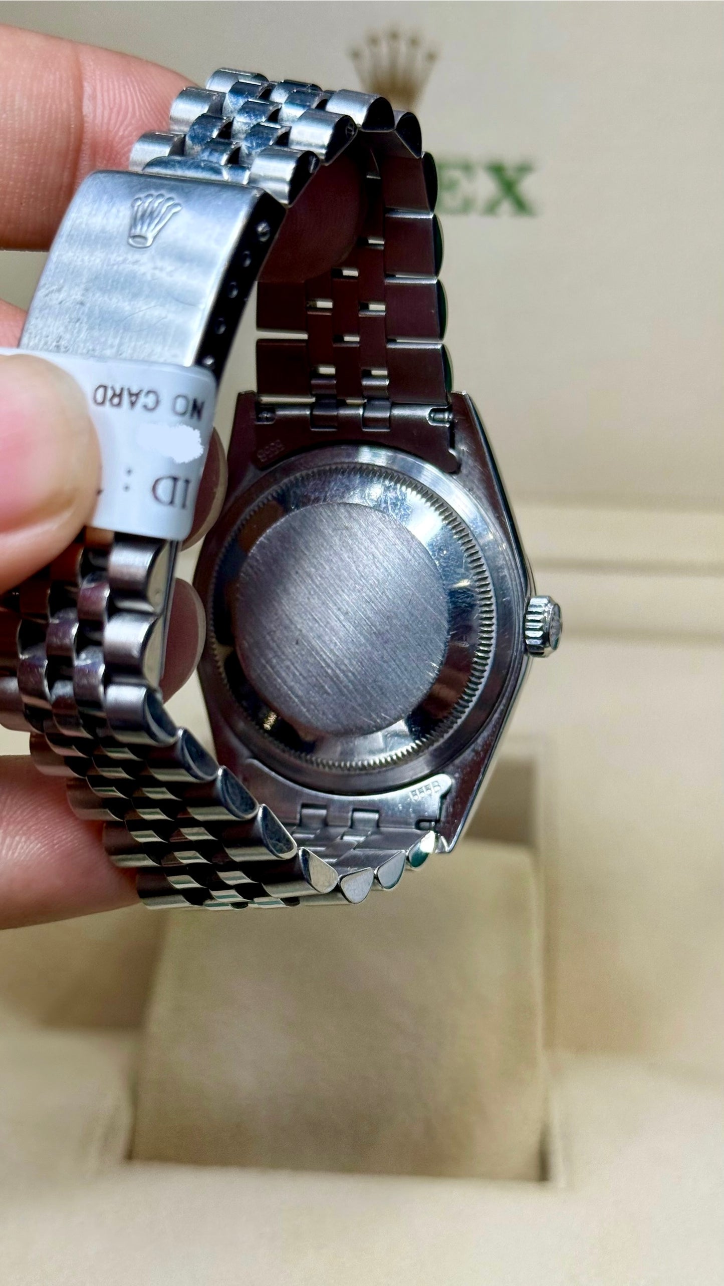 Rolex Datejust Silver Dial on 16220